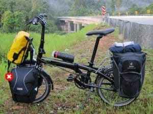 folding bike long ride