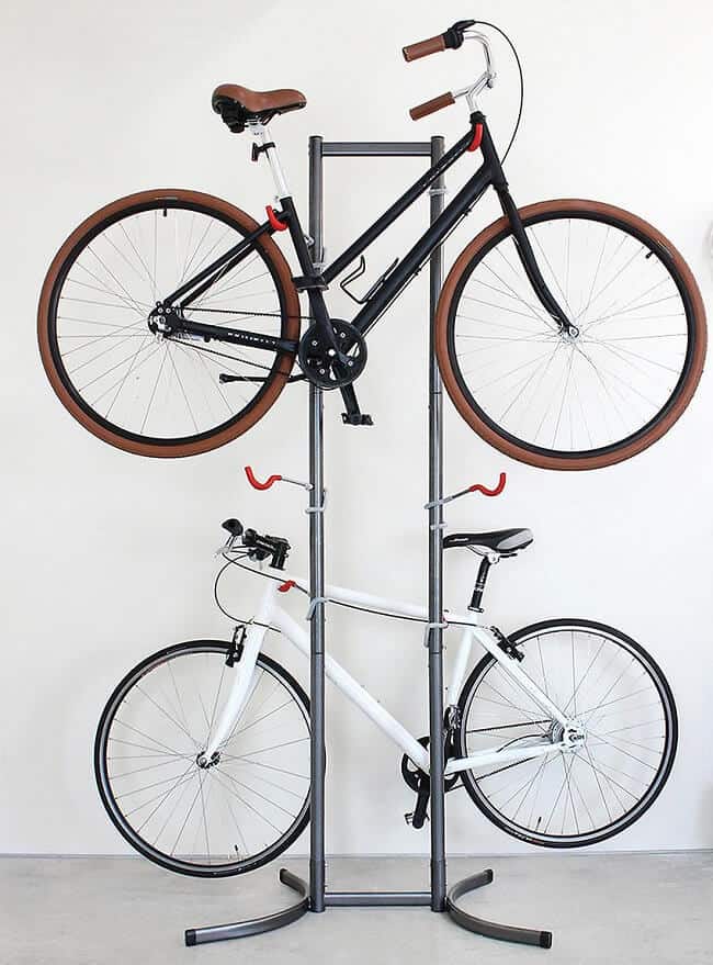 standing bike rack for 4 bikes