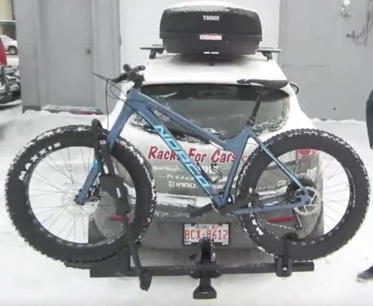 bicycle hitch rack