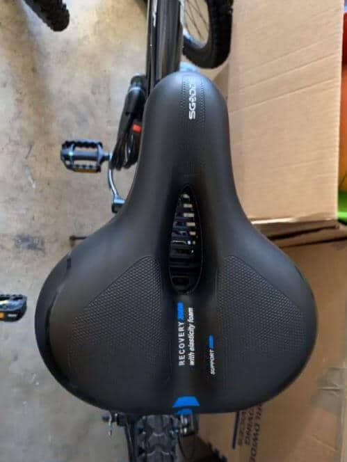 extra wide exercise bike seat cover